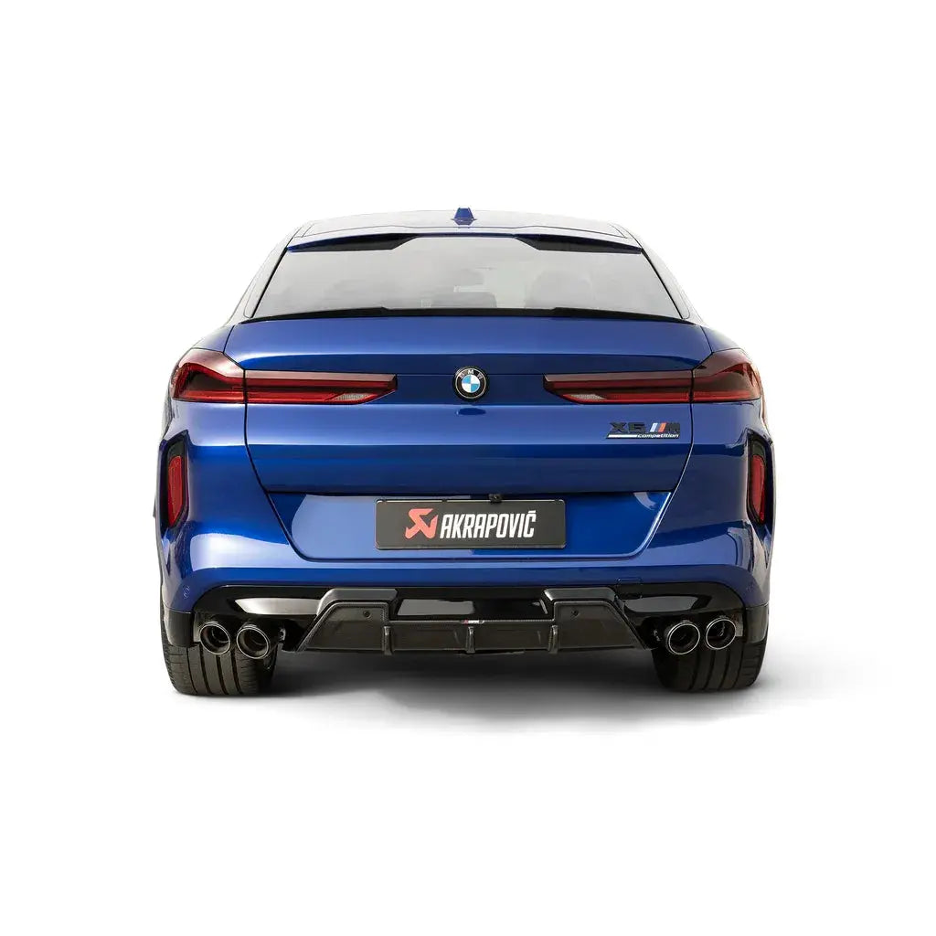 Akrapovic 2024+ BMW X5M / X6M (Face Lift) Slip-On Line (Titanium) w/Carbon Fiber Tips - Get it from Bo