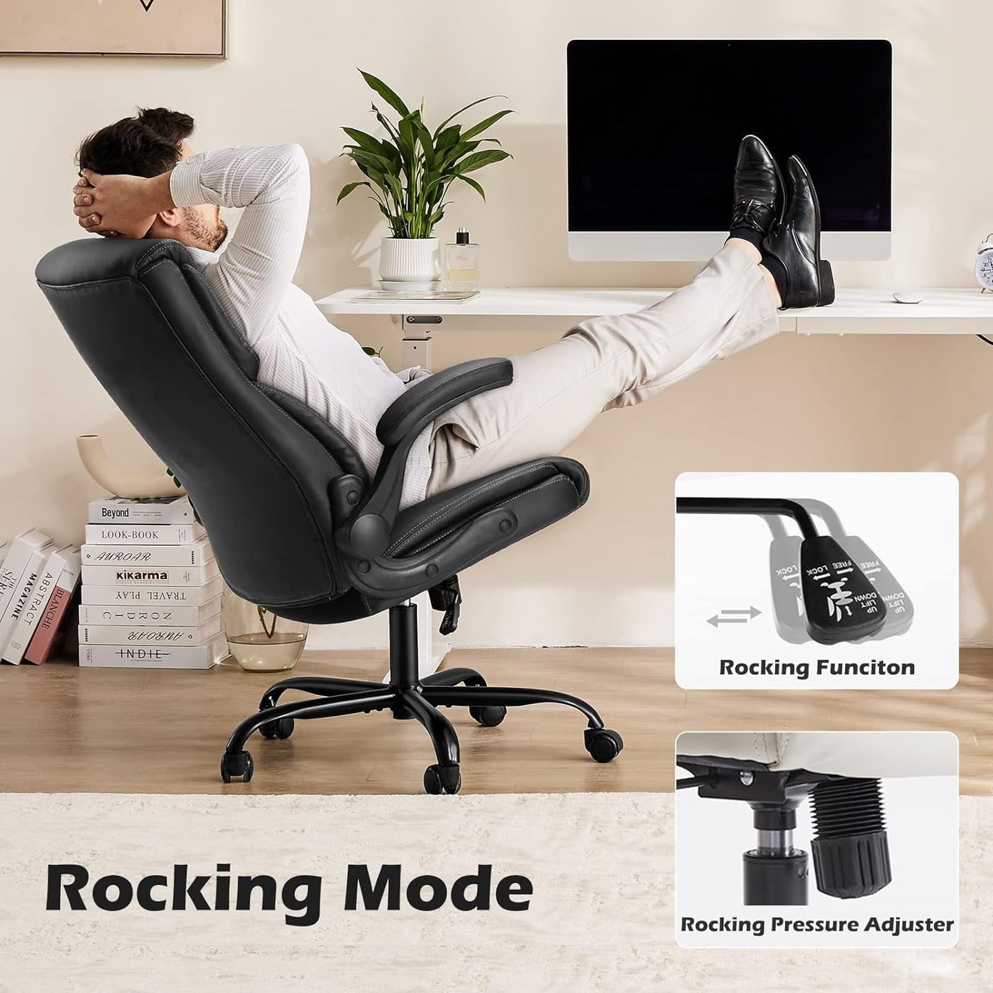 Ergonomic Executive Office Chair With Lumbar Support