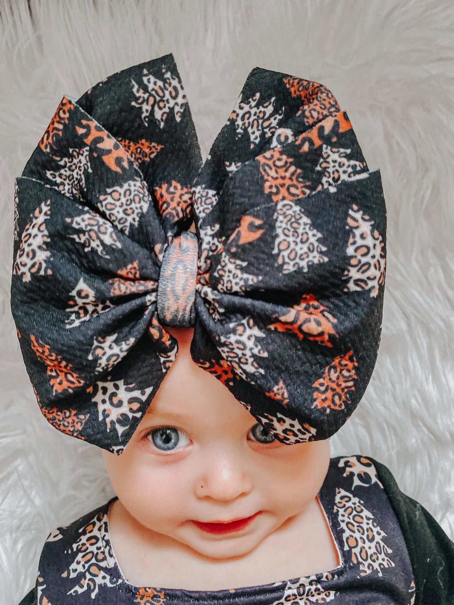 Leopard trees messy wrap - Get it from Bo