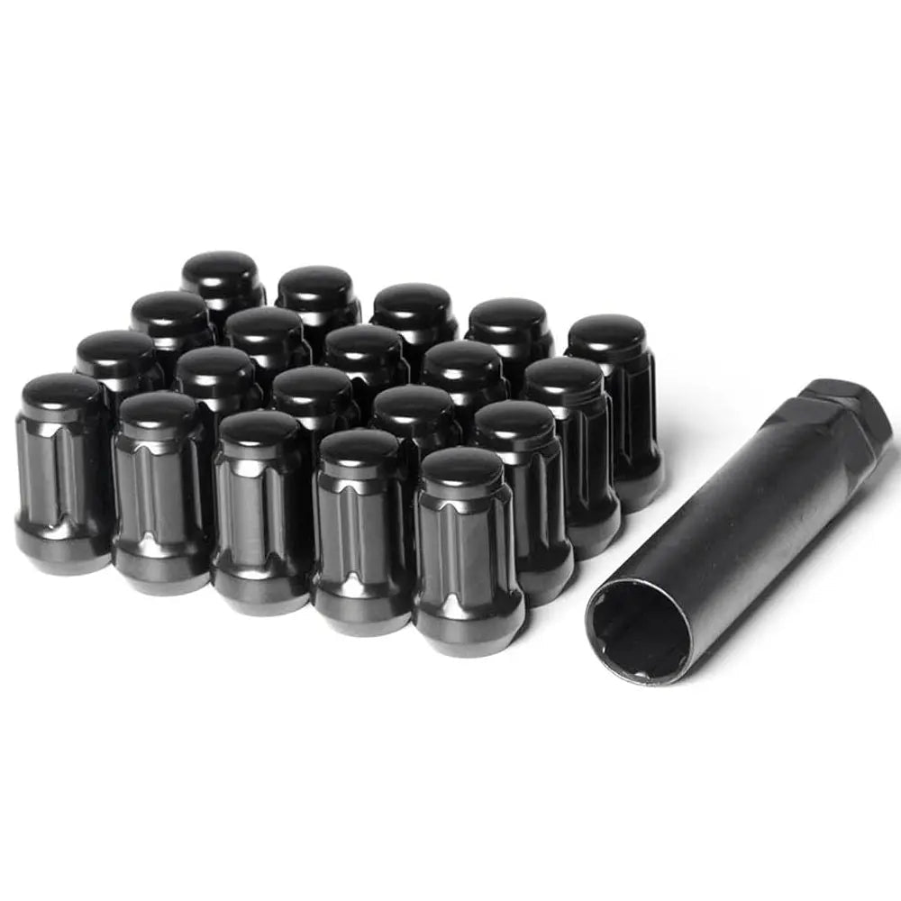 12X1.25 SPLINE 5 LUG KIT 1.38" BLACK - Get it from Bo