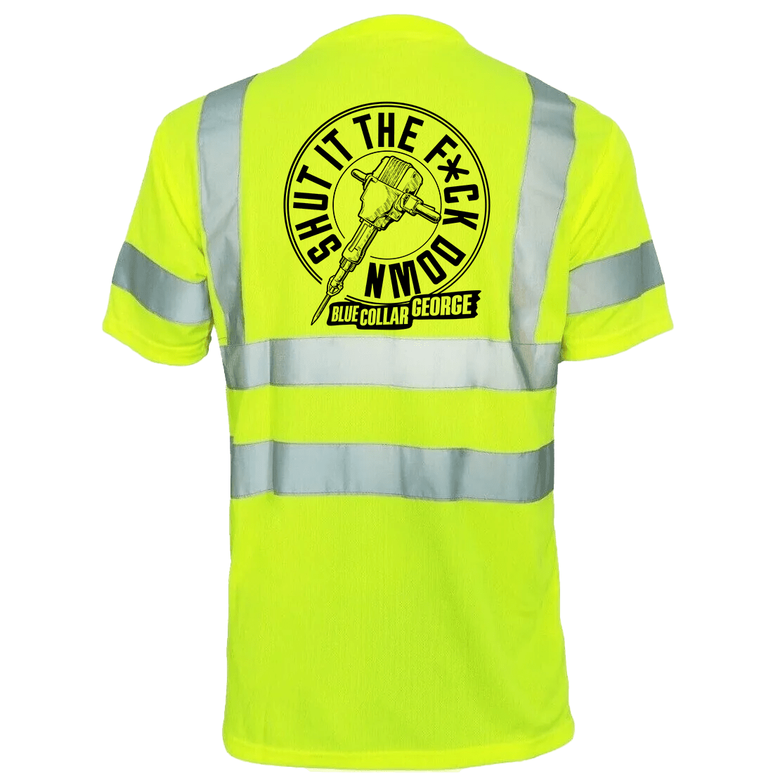 Blue Collar George Shut It - Reflective Safety T-Shirt Armed American Supply