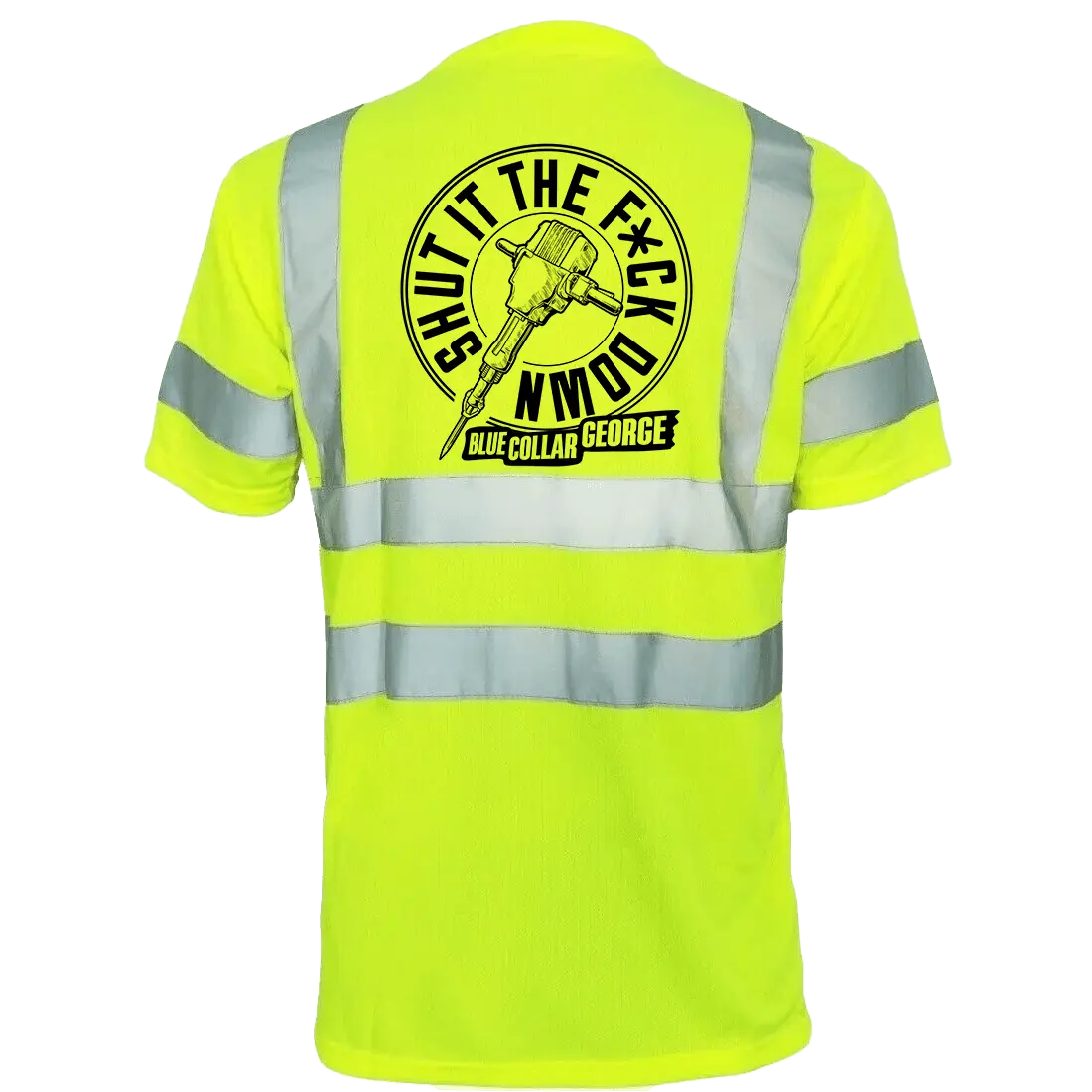 Blue Collar George Shut It - Reflective Safety T-Shirt Armed American Supply