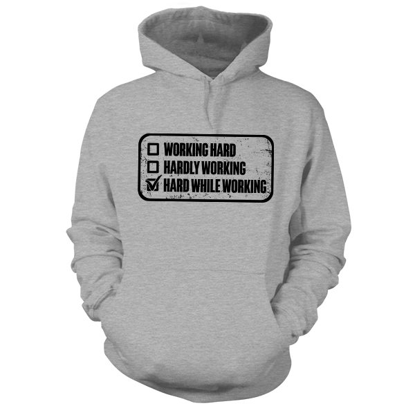 Working Hard - Safety Yellow Hoodie Armed American Supply