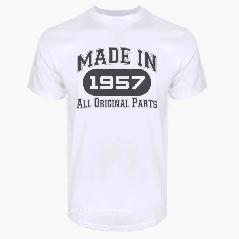 Men's T-Shirt Made 1957 All Original Parts 90/10 Get it from Bo