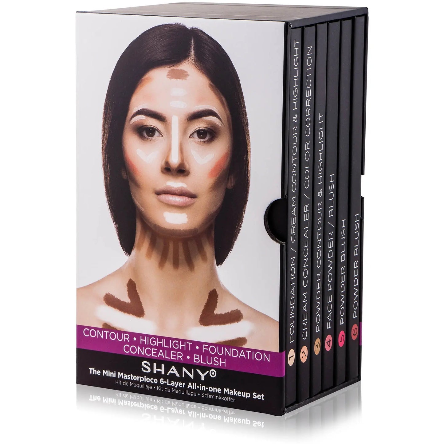 Masterpiece Makeup Kit – Shaping, Highlighting and Contouring Palettes SHANY