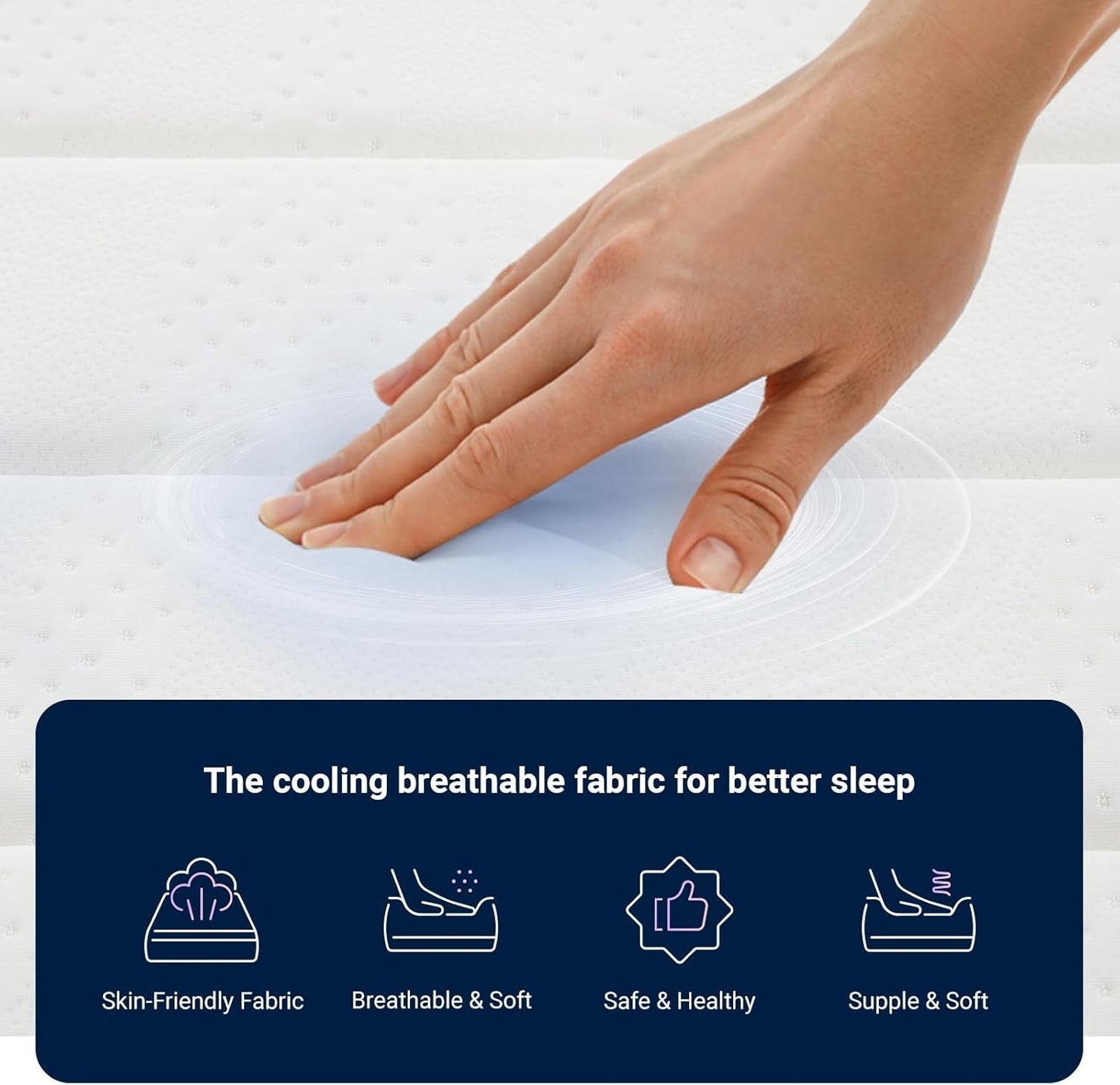 Medium Firm Twin Mattress with Advanced Coil Support ShipItFurniture