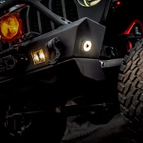 Cyclone V2 LED Rock Light - Single Light Dunes 2 Dezert SXS
