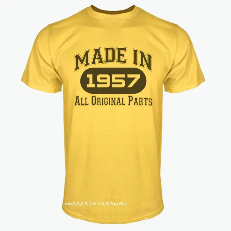 Men's T-Shirt Made 1957 All Original Parts 90/10 Get it from Bo