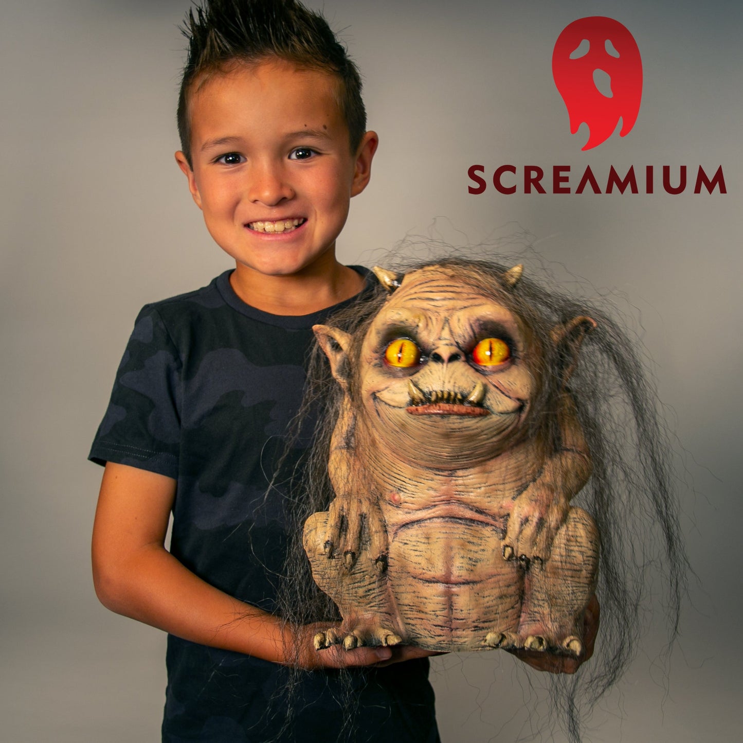 Troglyns RAGAR Prop Scary Gremlin Monster with Stringy Hair Halloween Decoration - Get it from Bo