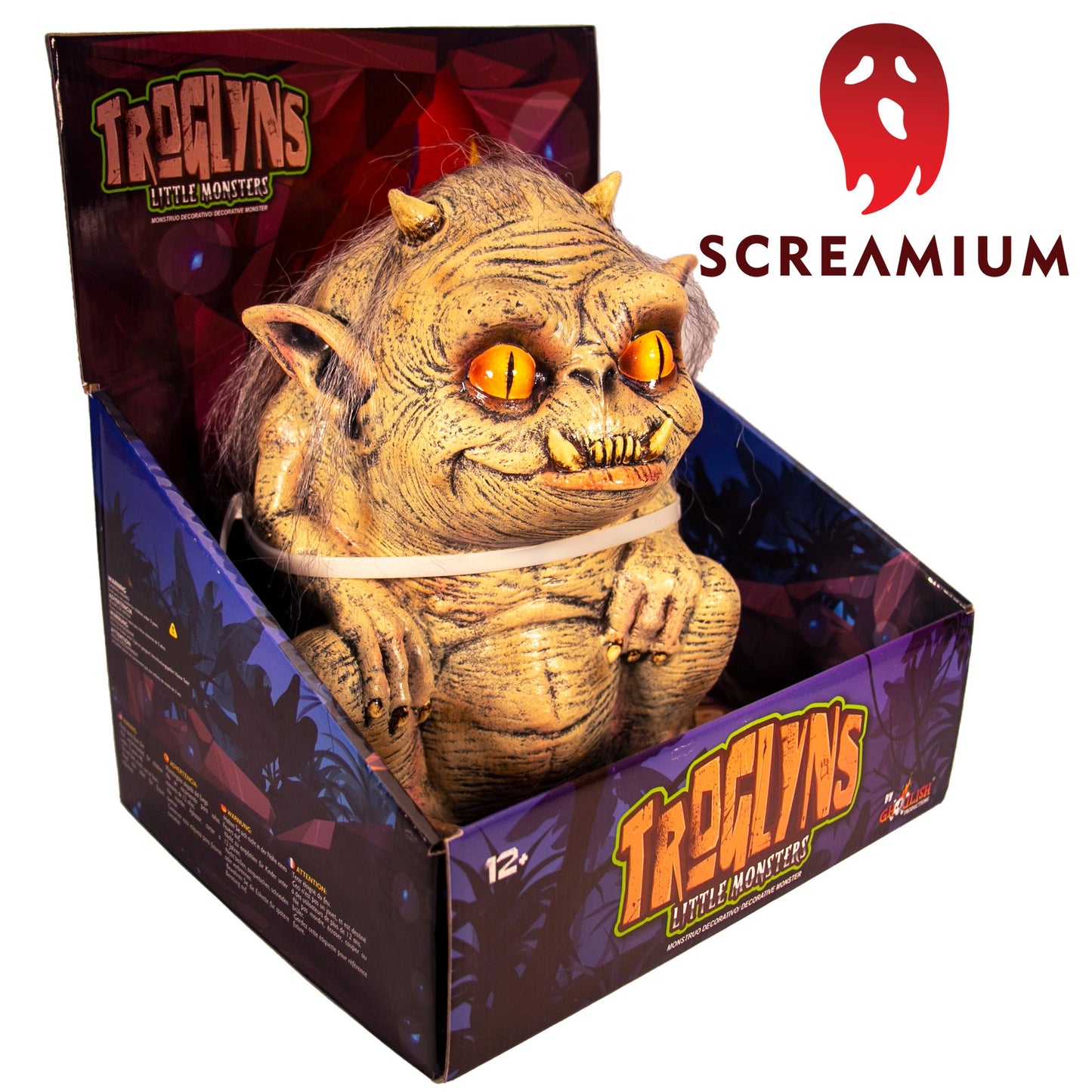 Troglyns RAGAR Prop Scary Gremlin Monster with Stringy Hair Halloween Decoration - Get it from Bo