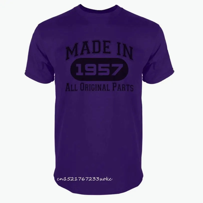 Men's T-Shirt Made 1957 All Original Parts 90/10 Get it from Bo