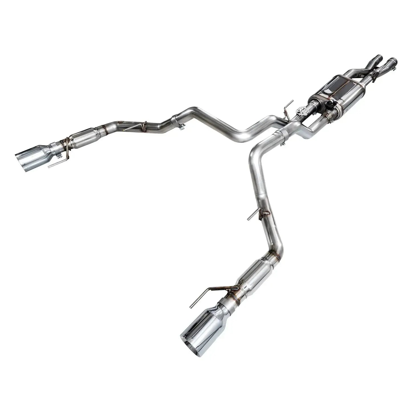 AWE Gen 3 Raptor SwitchPath Exhaust - Chrome Silver Tips NP Motorsports