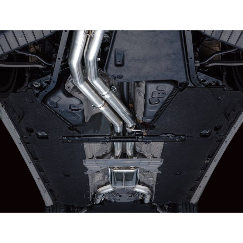 AWE Tuning 19-23 Audi C8 S6/S7 2.9T V6 AWD Track Edition Exhaust - Diamond Black Tips NP Motorsports