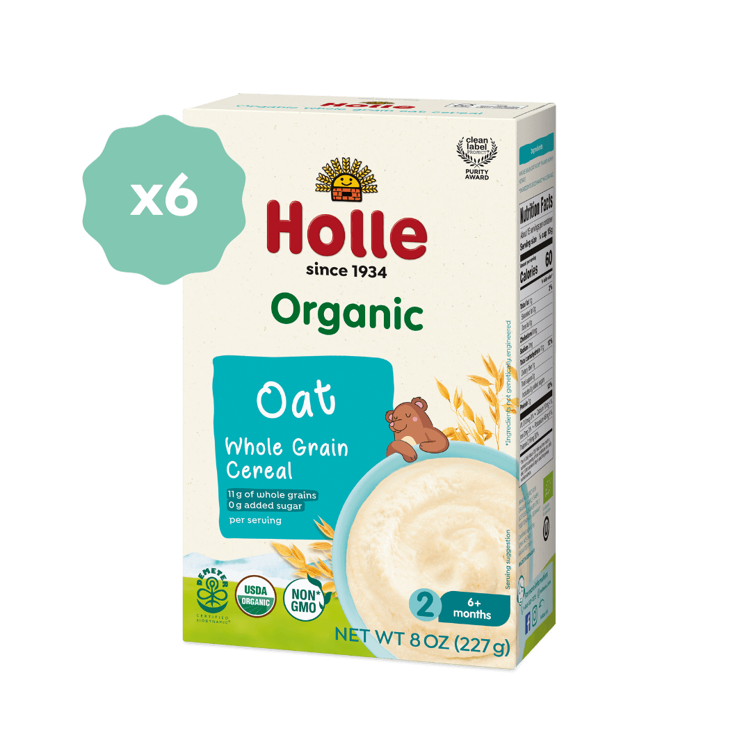 Holle Organic Whole Grain Oat Cereal - 6 Pack Holle USA
