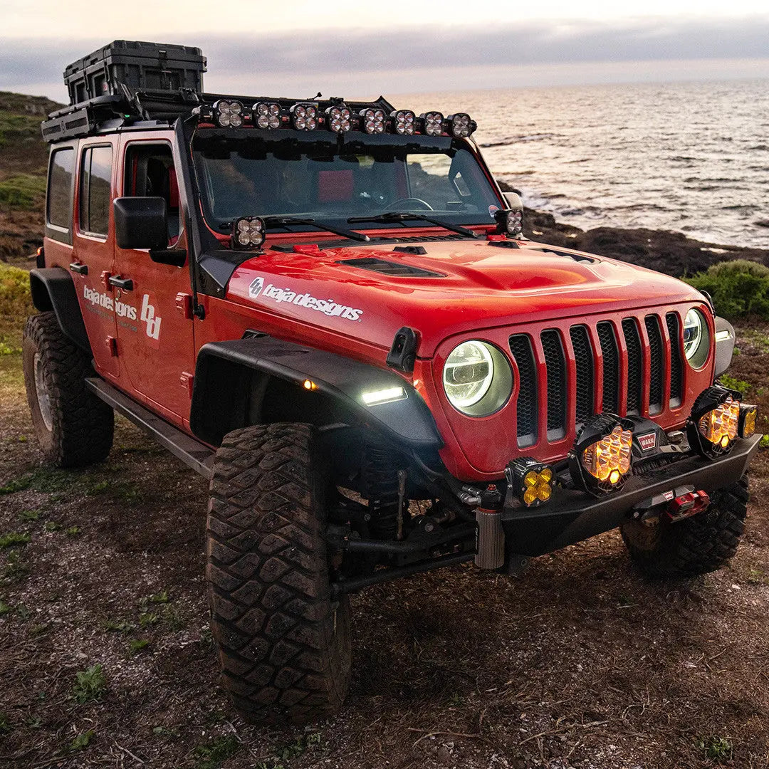 Baja Designs XL Linkable Roof Mount Light Kit | 2020-22 Gladiator | 2018-22 Wrangler JL Dunes 2 Dezert SXS