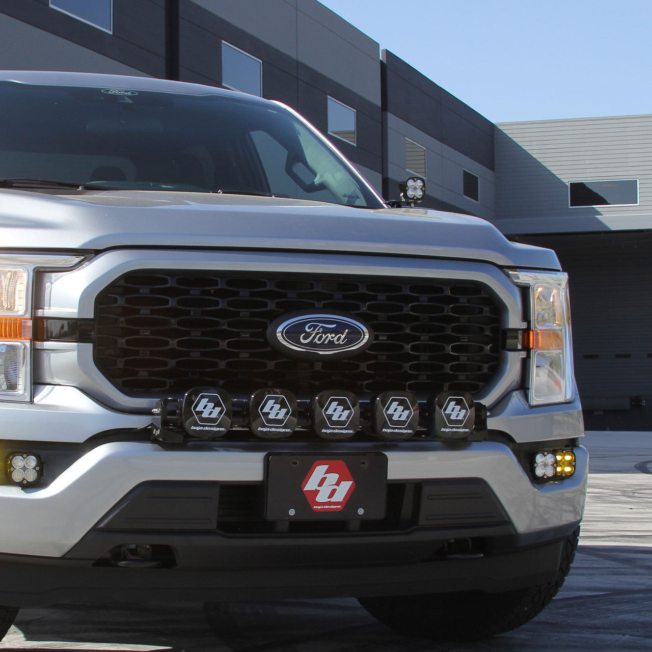 Ford F-150 Squadron Pro A-Pillar LED Light Kit Dunes 2 Dezert SXS