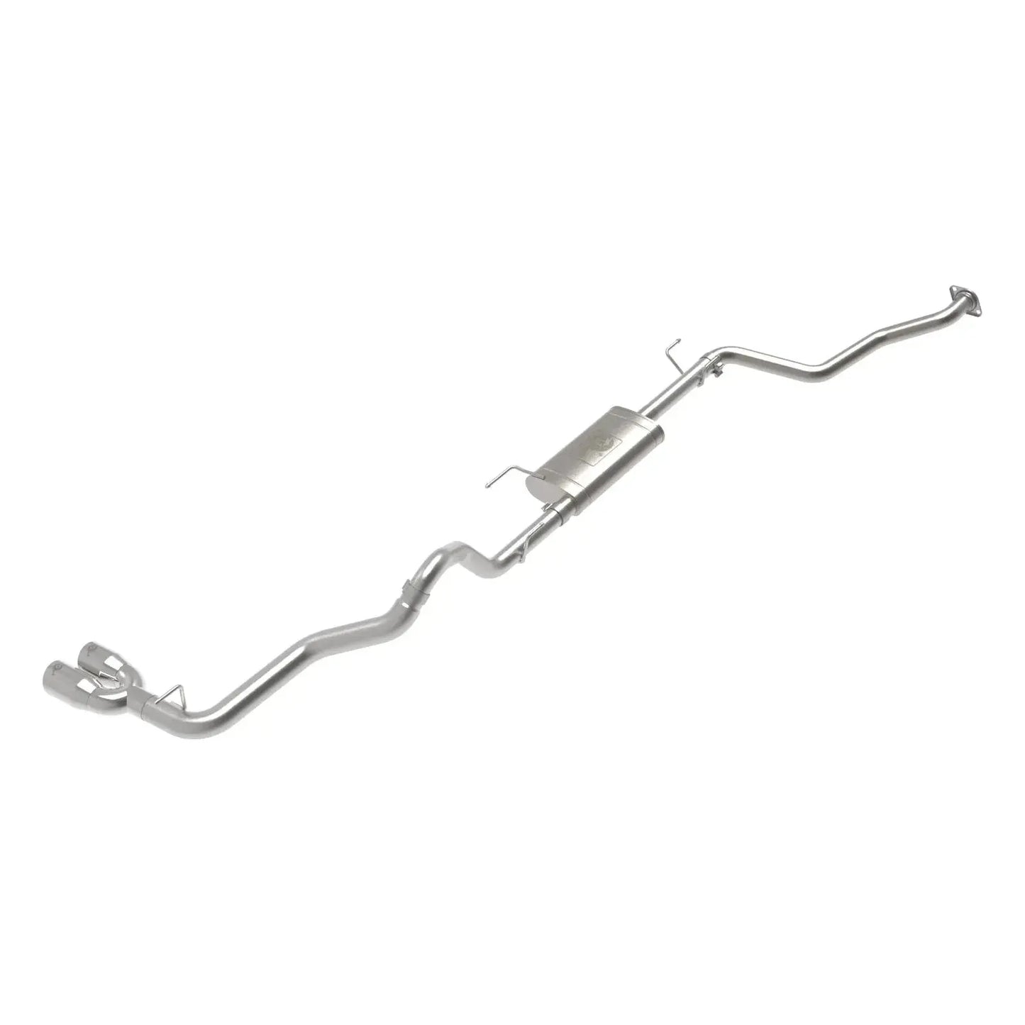 aFe 2024 Toyota Tacoma L4 2.4L Vulcan Series 2.5-3in 304 SS Steel Cat-Back Exhaust w/Polished Tips NP Motorsports