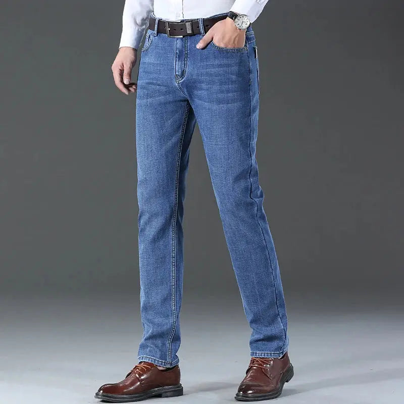 Men's Denim Jeans Fleece Lined Winter Weather Get it from Bo