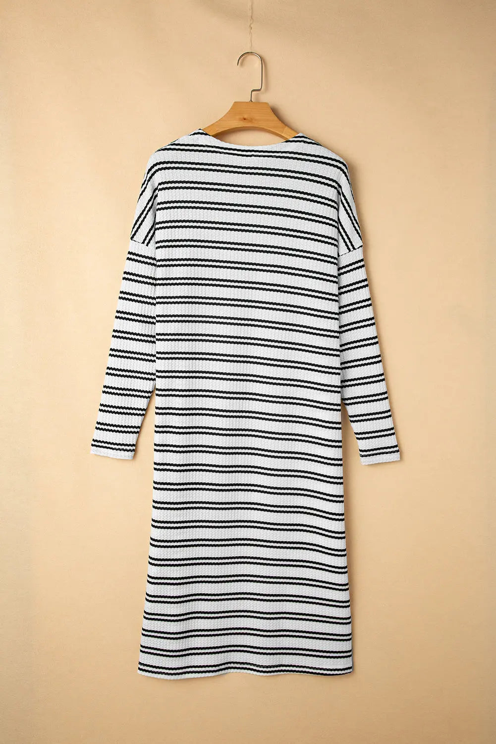 Millie Open Front Duster Cardigan Threaded Pear