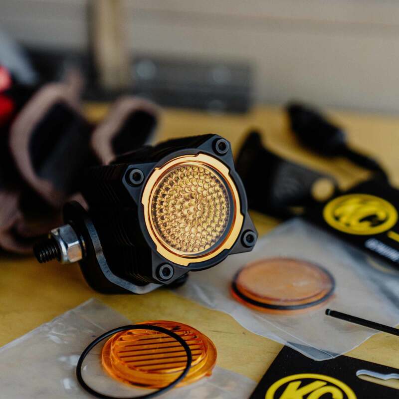KC HiLiTES FLEX ERA 1 Performance Yellow Flood Beam Lens - Get it from Bo