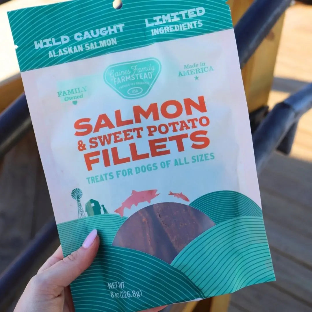 Salmon and Sweet Potato Fillets Gaines Family Farmstead