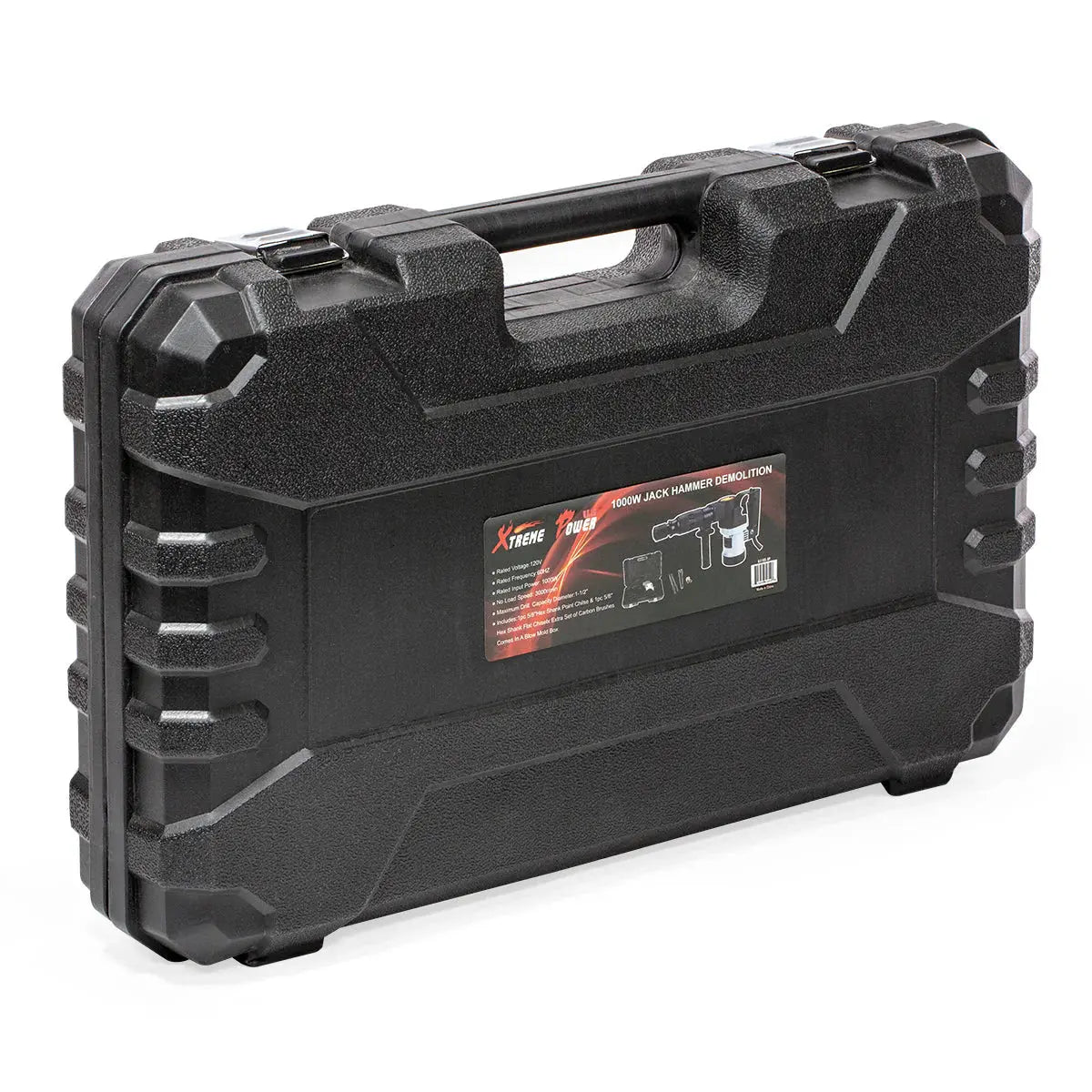XtremepowerUS 1000W Electric Jack Hammer w/Chisel Bit Set & Carrying Case XtremePowerUS