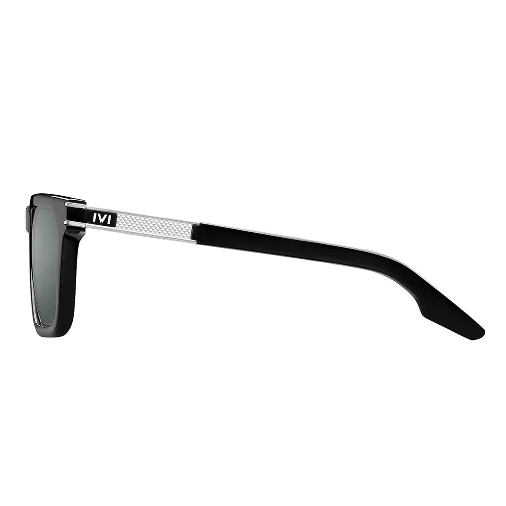 Gravitas: Polished Black - Brushed Aluminum / Grey AR Polarized Lens - Get it from Bo