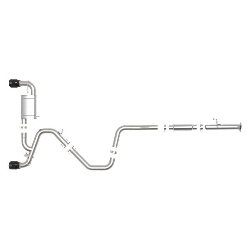aFe Hyundai Veloster N 21-22 L4-2.0L (t) Takeda Cat-Back Exhaust System- Black Tips NP Motorsports
