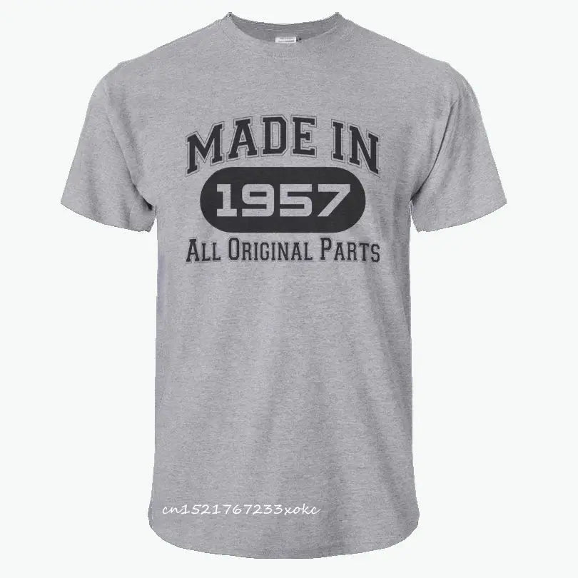 Men's T-Shirt Made 1957 All Original Parts 90/10 Get it from Bo