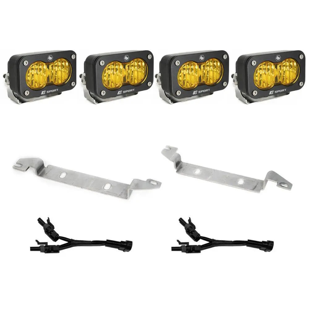 Baja Designs S2 Sport Dual Fog Pocket Kit | 2022+ Toyota Tundra - Get it from Bo