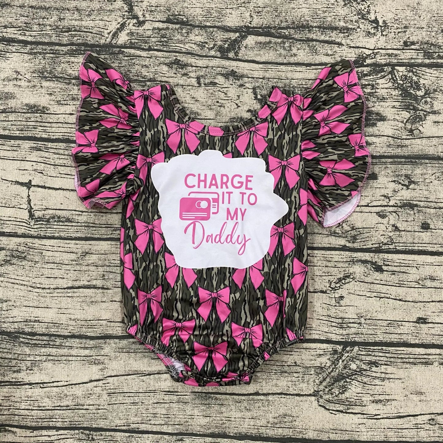 Charge it to my daddy camo bows leo - Get it from Bo