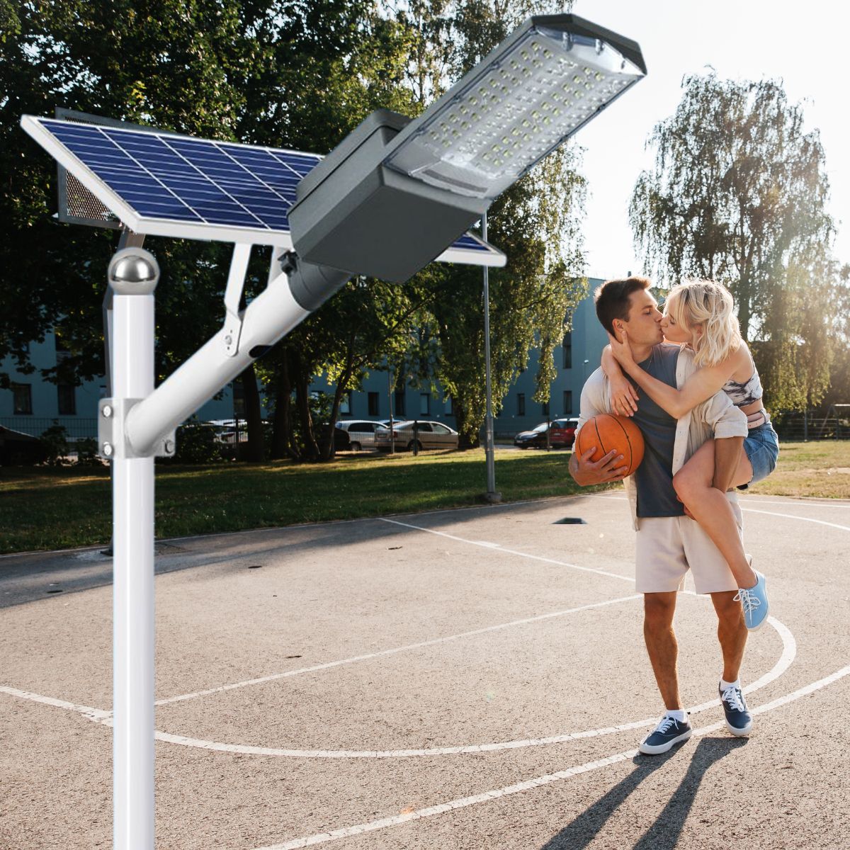 1200W 1500W Solar Parking lot Light -40000lumens Langy Solar Lights