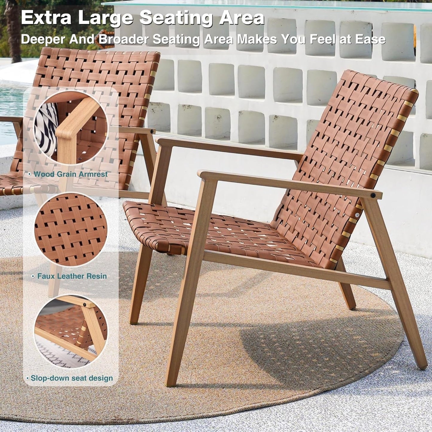 Durable Outdoor Chairs Set for Patio and Garden ShipItFurniture