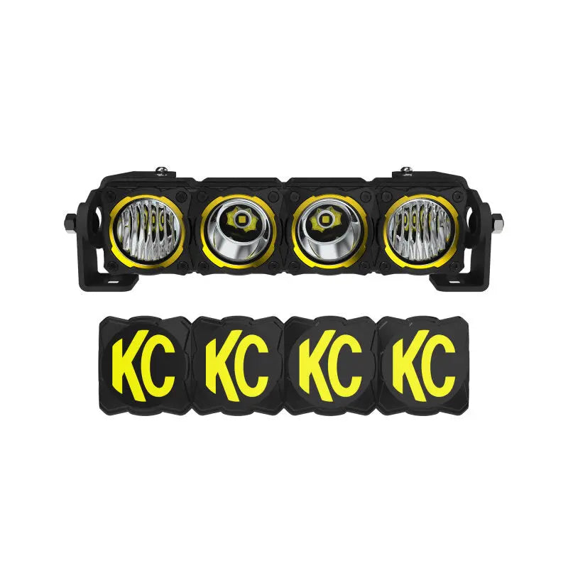 KC HiLiTES FLEX ERA LED 10in. Light Bar - Master Kit Dunes 2 Dezert SXS