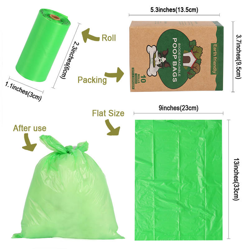 Dog Poop Waste Bags with Dispenser and Leash Clip, 150 Count Get it from Bo