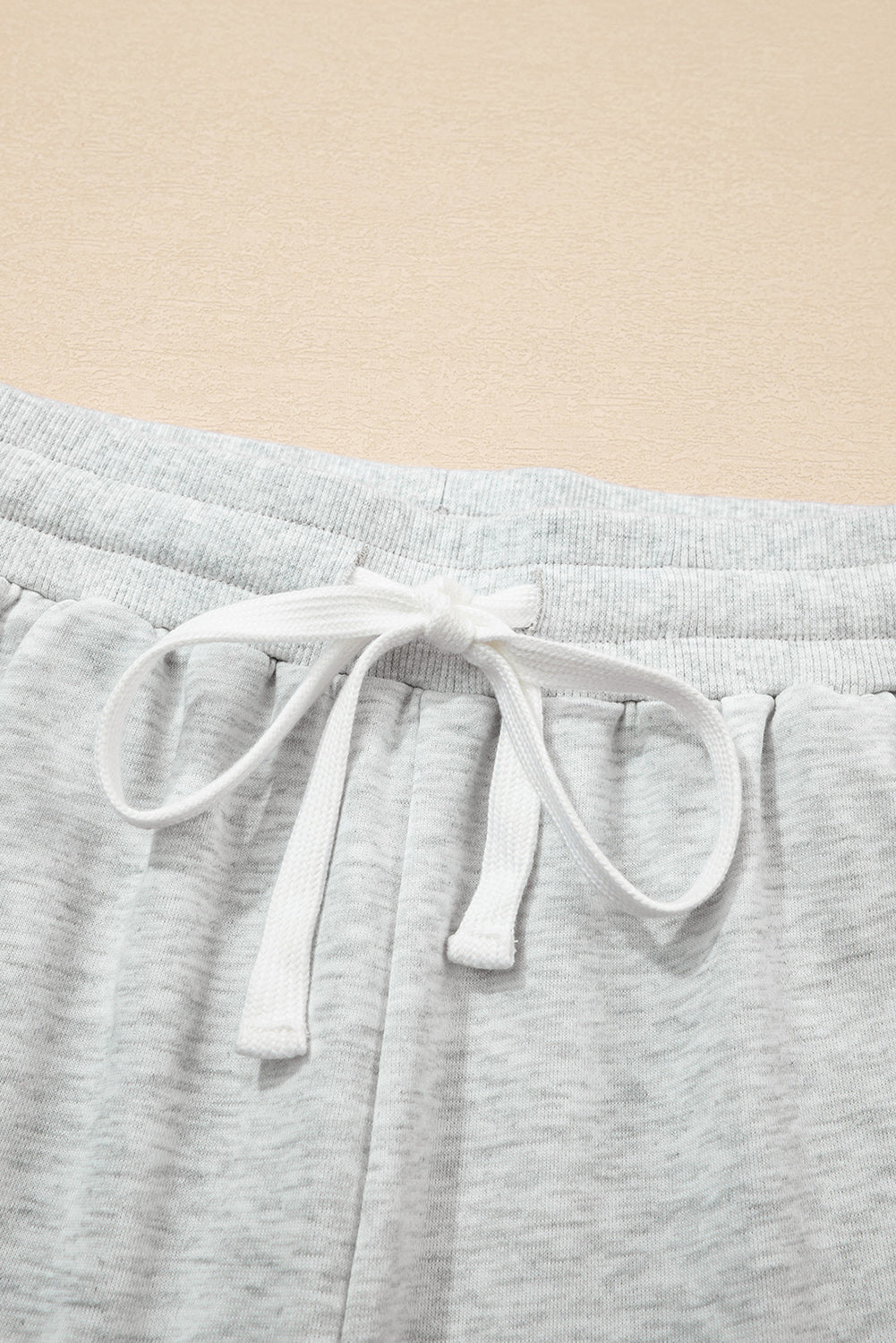 Charlie Raw Hem Pullover and Casual Shorts Set Threaded Pear