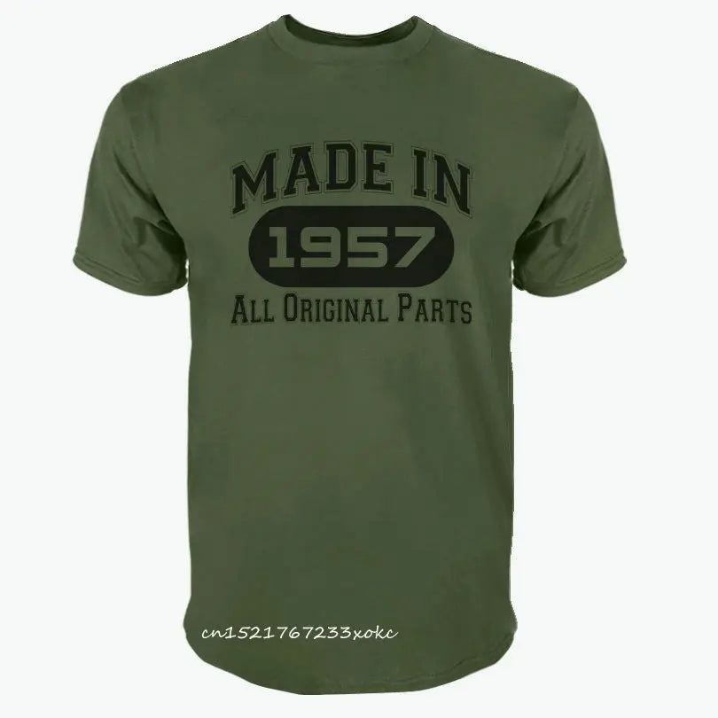 Men's T-Shirt Made 1957 All Original Parts 90/10 Get it from Bo