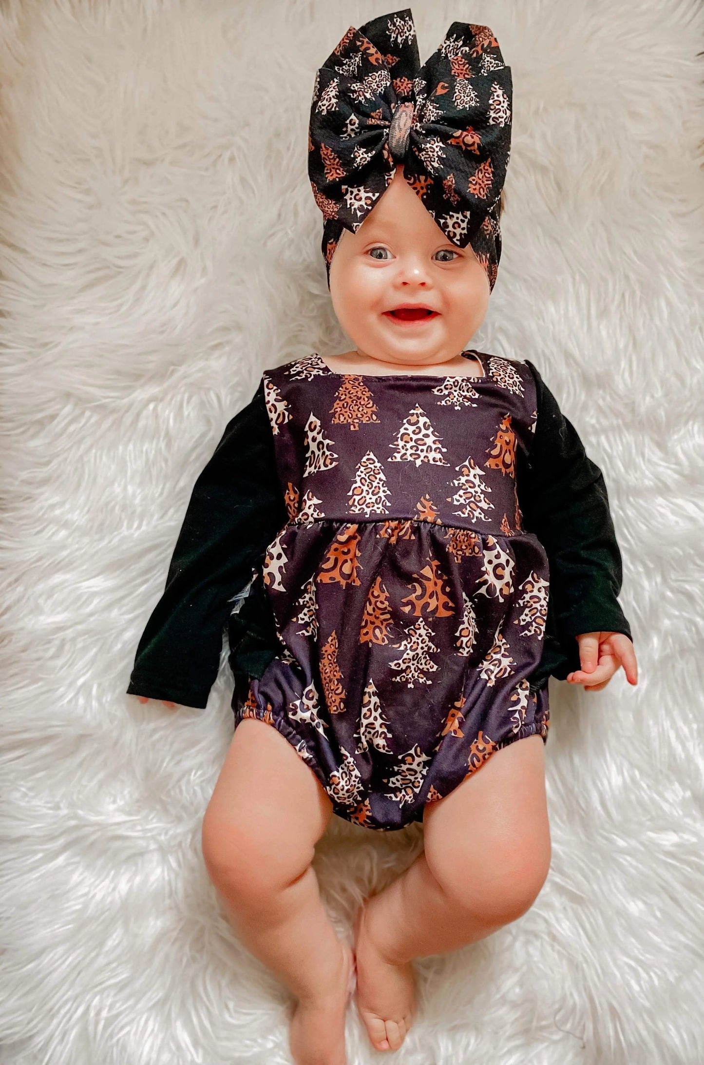 Leopard trees ruffle romper - Get it from Bo