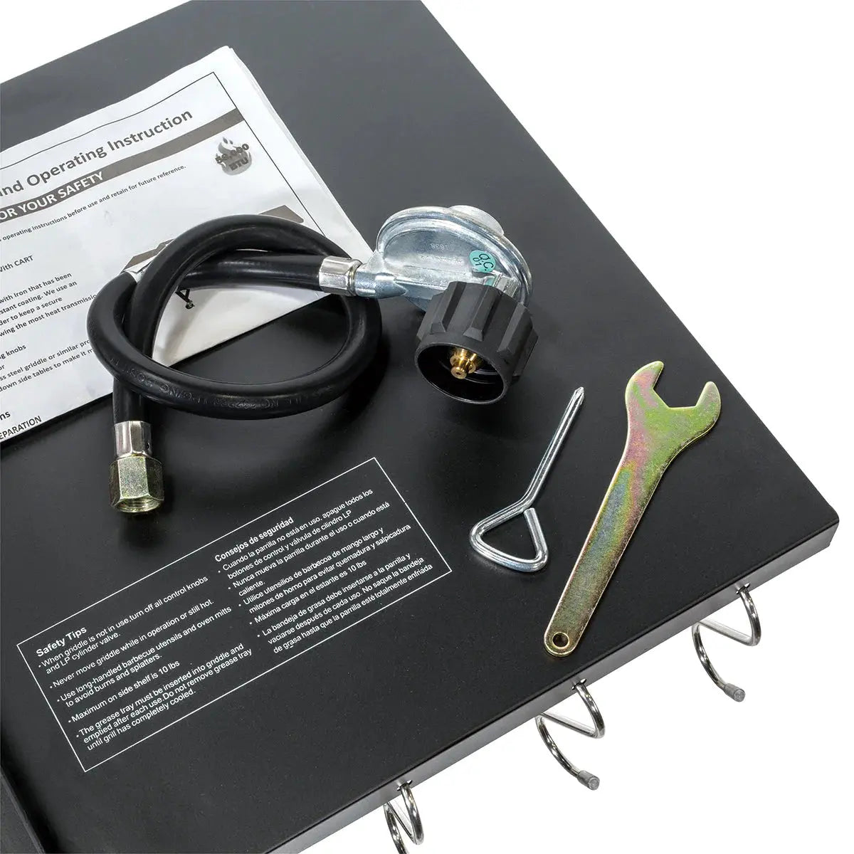 Barton Triple-Burner Stove 87,000 BTU Outdoor Camping Propane Cooking Station 4 Barton