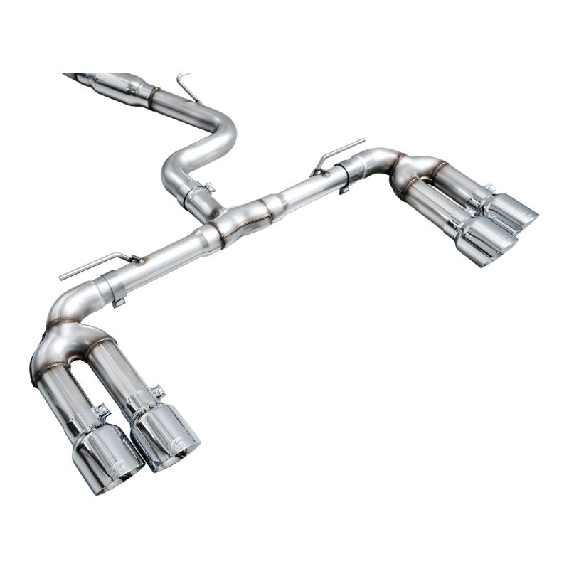 AWE 22-24 Audi 8Y S3 Track Edition Exhaust - Chrome Silver Tips NP Motorsports