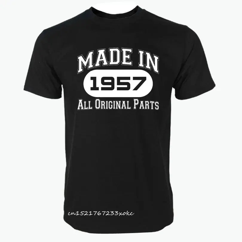 Men's T-Shirt Made 1957 All Original Parts 90/10 Get it from Bo