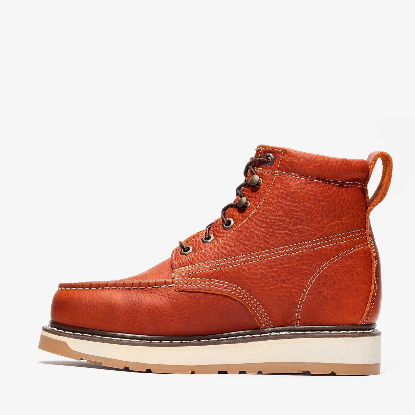 FRONTIER DUAL 6" MOC TOE LIGHT BROWN Bonanza Boots