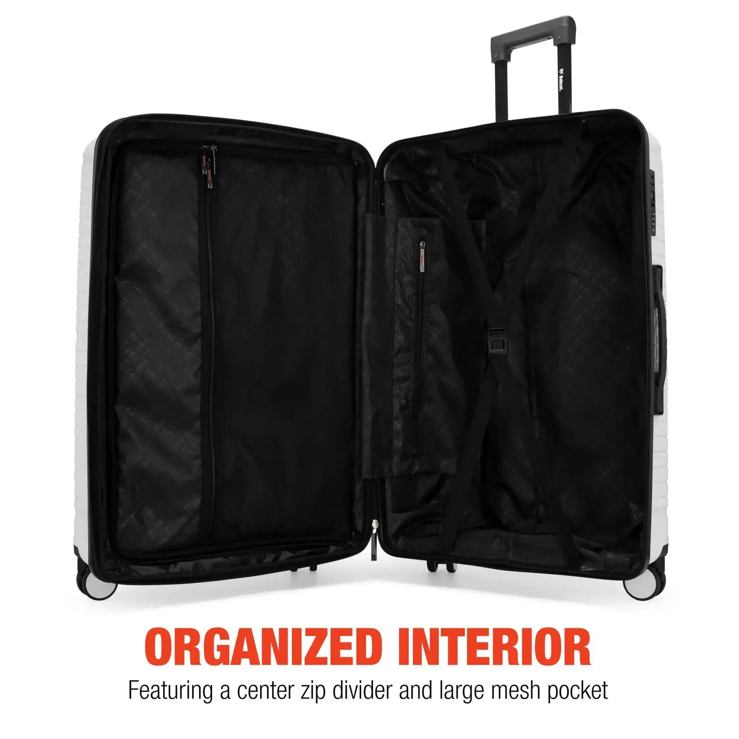 Trencher 3 Piece Expandable Tough Luggage Set Travellty