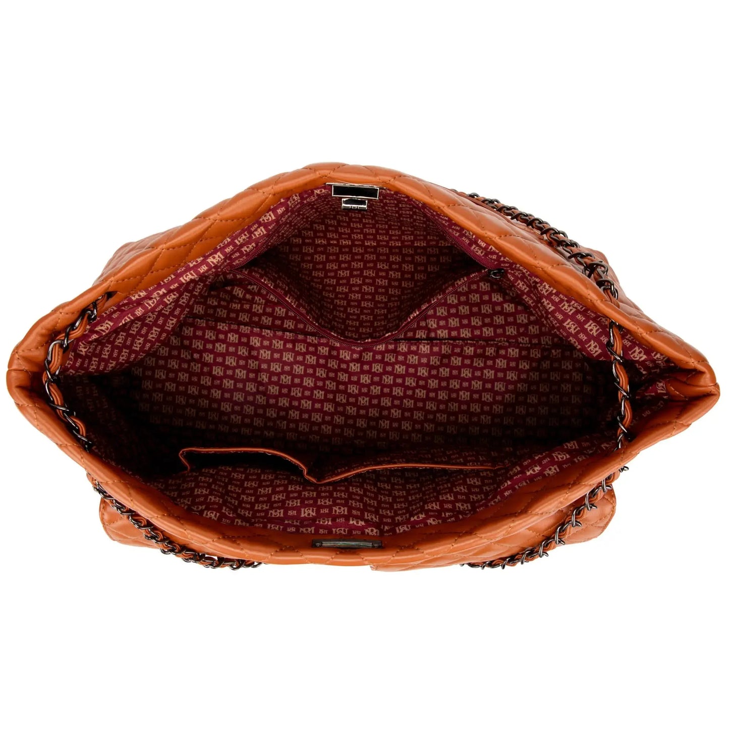 Diana Quilted Vegan Leather Weekender Duffel Bag