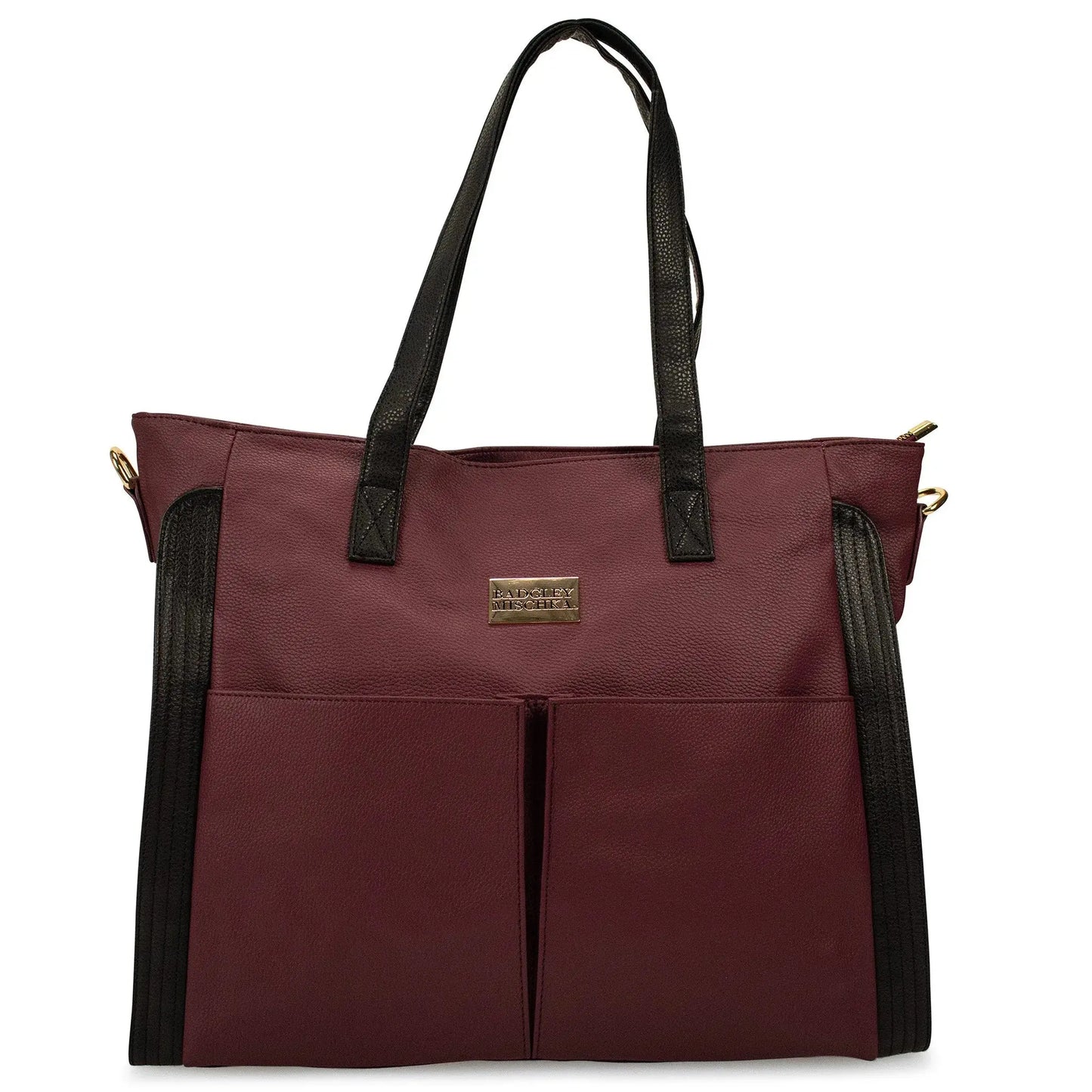 Rose Vegan Leather Weekender Tote Bag Travellty