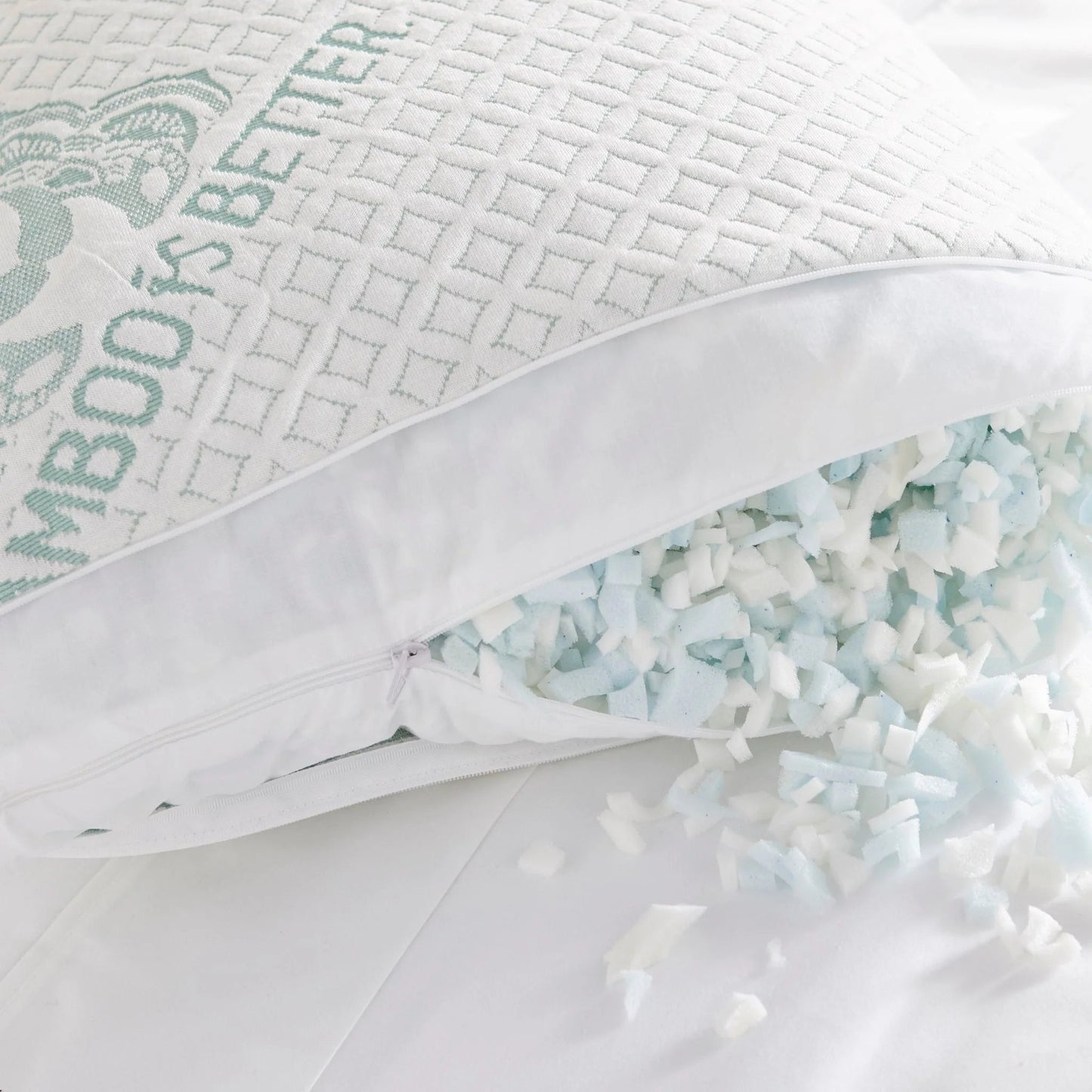Adjustable Bamboo Cooling Pillow | Queen & King Bamboo is Better