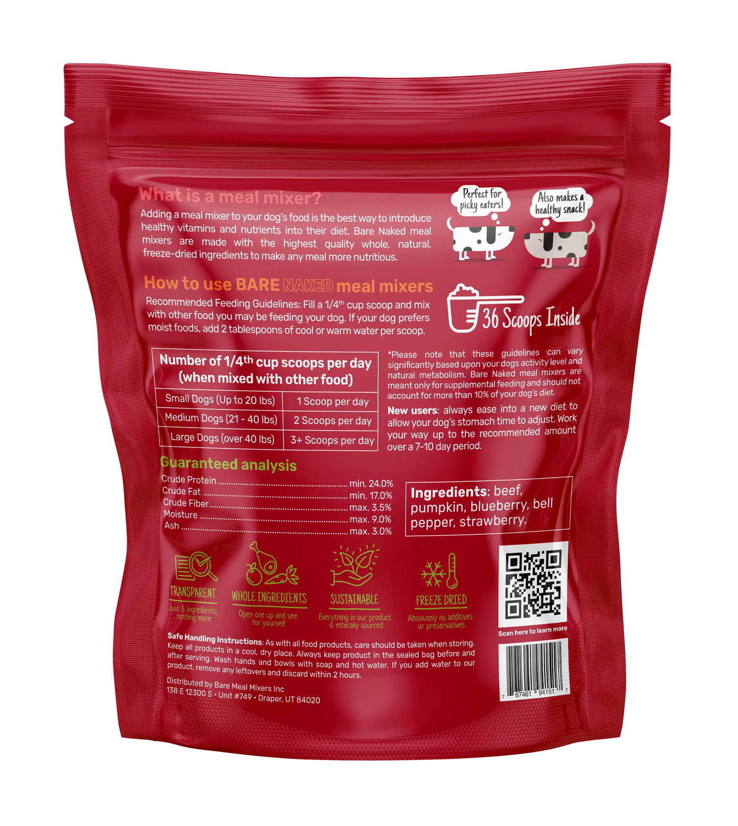 Beef Mix - 12oz Bare Naked Pet Co.
