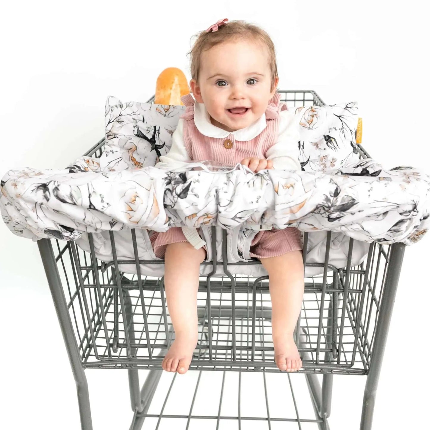 Baby Shopping Cart Cover | Coming Up Roses Beautiful Floral Print - Get it from Bo