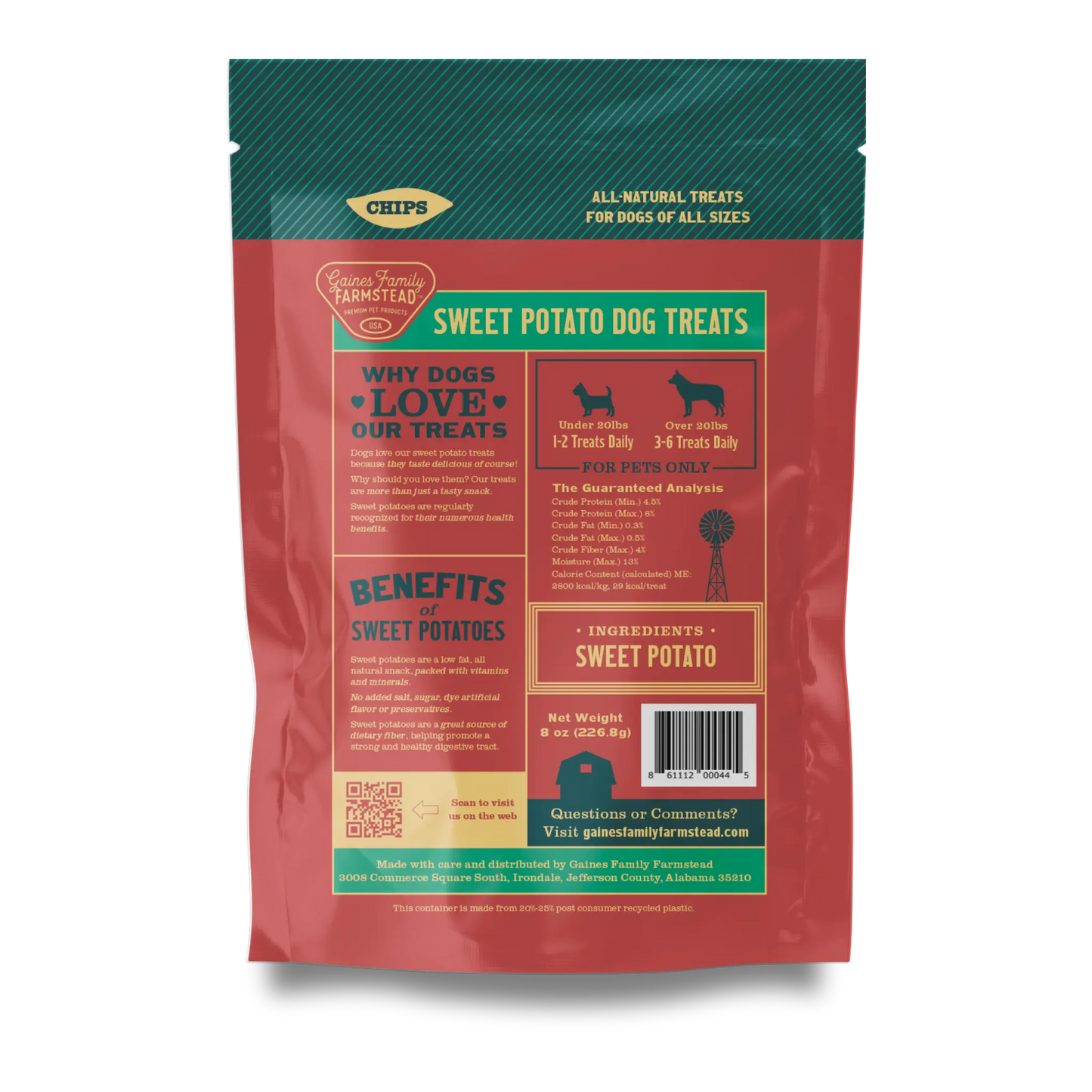 Sweet Potato Chips Gaines Family Farmstead