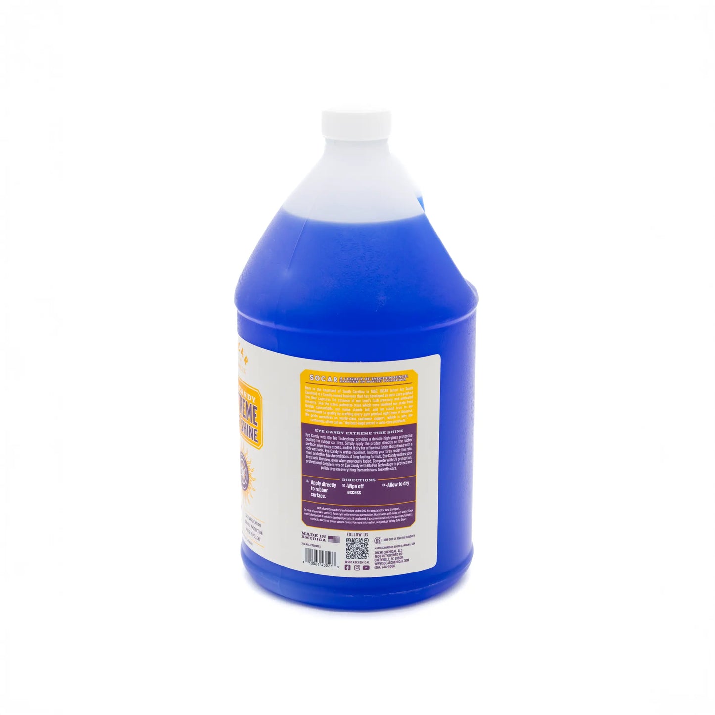 Eye Candy Extreme Tire Shine - High Gloss, Solvent, Wet Look Tire Shine Socar Chemical